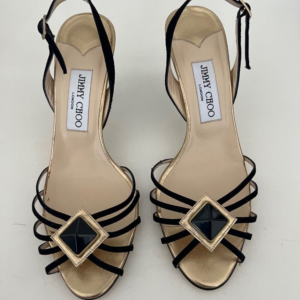 Jimmy Choo - Suede Slingback Sandals
